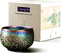 Jianzhan Ceramic Tea Cup with Peacock Glaze, 6.5 oz | Chinese Style, by CmengAo