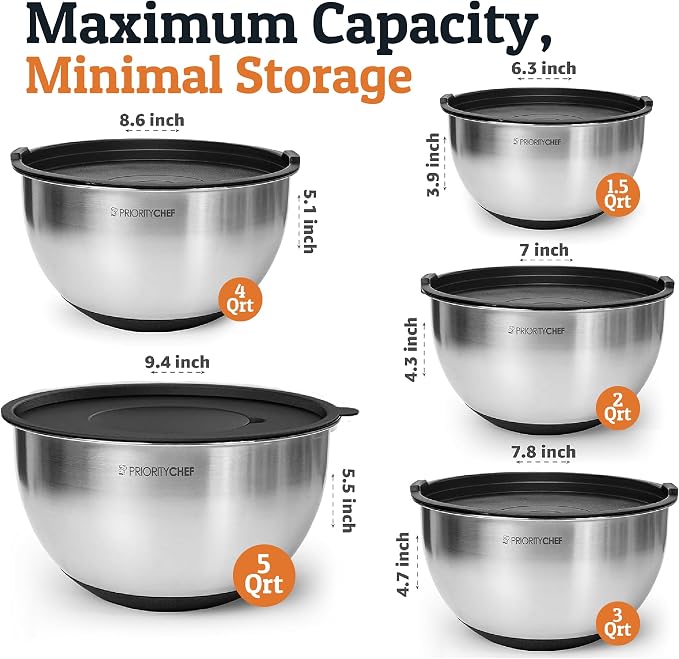 Stainless Steel Mixing Bowls - Image 3