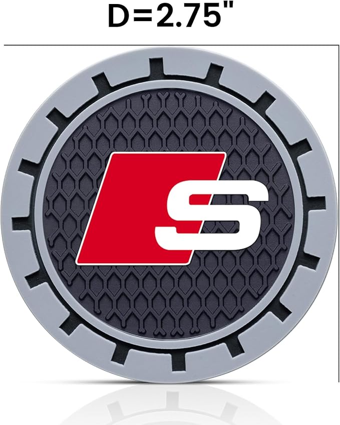 Car Cup Holder Coaster for Audi S Line S1 S2 S3 S4 S5 S6 S7 S8 SQ2 SQ5 SQ7 SQ8 - Image 2
