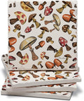 Thirstystone Mushroom Harvest 4 Pack Absorbent Tumbled Tile Stone Coasters | 4" by CounterArt