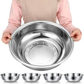 Nuogo 4 Pcs Stainless Steel Mixing Bowls Metal Mixing Bowls Extra Large Basin by Nuogo