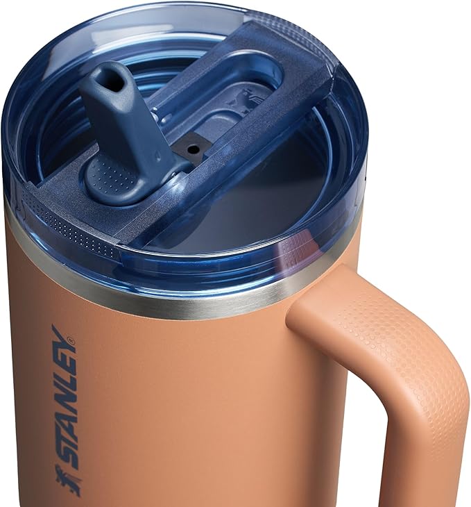STANLEY Quencher ProTour Flipstraw Tumbler, 40 oz, Toast VRT | Built-In Straw & - Image 2