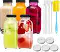 CUCUMI 5pcs 16oz Glass Juice Bottles by CUCUMI
