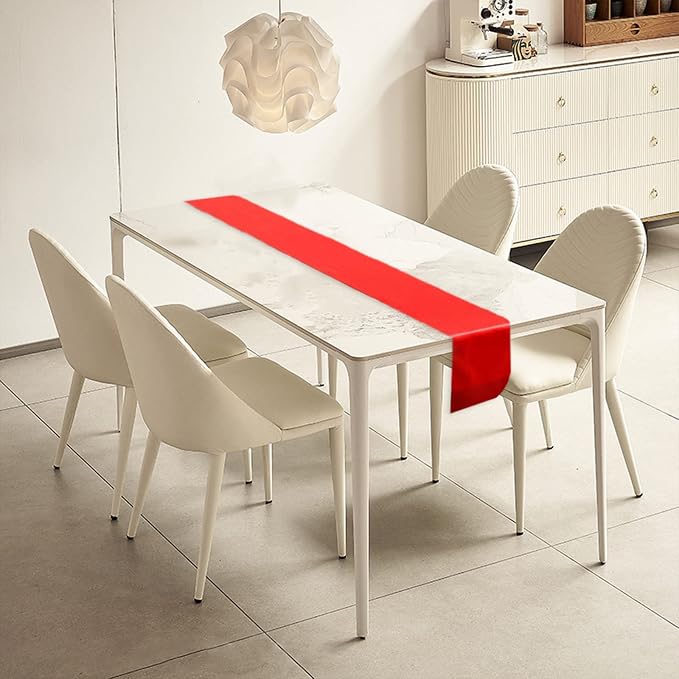 Red Table Runners, 12x108 Inches, 15 Pack | Christmas Satin, Silk and Smooth - Image 6