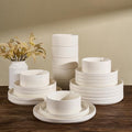 Line Porcelain Dinnerware Set, dish set by Unknown