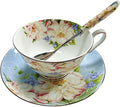 Vintage Ceramic Teacup, Elegant Coffee Cup by Krysclove