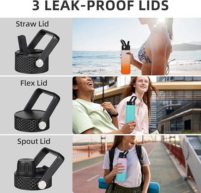 BJPKPK 32oz Insulated Water Bottle - Image 3
