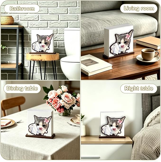 Funny Cat Napkin Holder for Table - Image 4