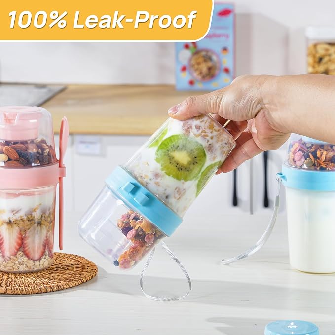 Vtopmart Yogurt Parfait Cups, 4 Pack, - Image 8