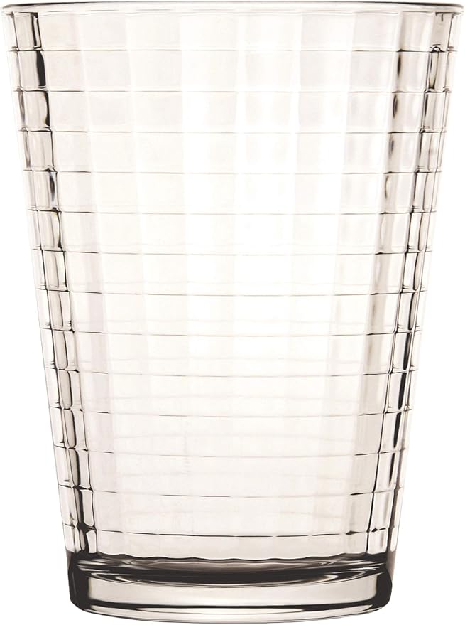 Circleware Matrix Juice Drinking Glasses, Huge Set of 10, Heavy Base Tumbler - Image 5