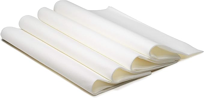 " OCCASIONS " 200pcs set (25 Guests)-Extra Heavyweight Vintage Wedding Disposable/Reusable Plastic Plates 25 x 11'' + 25 x 8.25''+Silverware+Cups+Napkins (Chateau Collection Ivory)