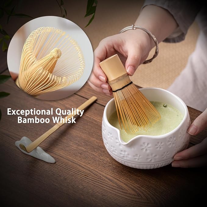 Buucup Matcha Whisk Set, Ceramic Kit - Image 4