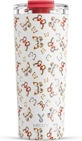 Meoky 24 oz Insulated Travel Coffee Mug: Leak Proof Lid, Jewel Butterfly | by MEOKY