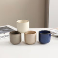 5 oz small Japanese style tea cups set of 4, Handleless Demitasse Mugs by Unknown