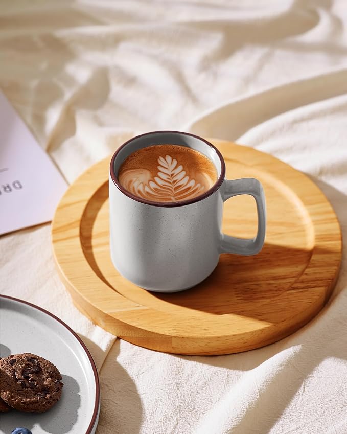 famiware Coffee Mugs Set of 4, Nebula 14oz Coffee Mugs Ceramic Cup Set | - Image 7