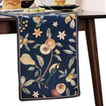 bilin gaier Designer Vintage Linen Table Runner, Floral Pattern, Dining Table by bilingaier
