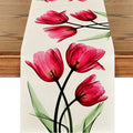 Floral Table Runner Mode Flowers Spring Summer Table Runner Seasonal Table by Juynyyn
