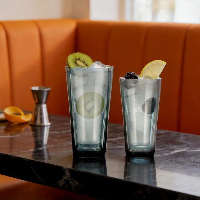 Top-spring 12+20 Oz Reusable Plastic Water Tumbler 12pcs Grey BPA Free | - Image 4