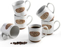 Coffee Cups, Tea Cup, Cute Mini Demitasse Cups Set of 6, Espresso Shot Cups by LYEOBOH