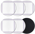 Minimalist Grid Coasters Set of 6, Absorbent Coasters by Unknown