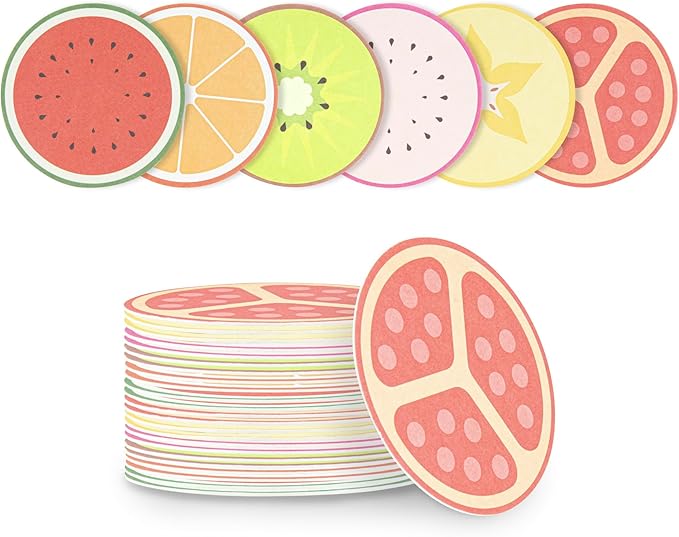 Restaurantware Drink Coasters 480 Count 4 Inch Paper High-Density Pulpboard Bar Coasters Assorted Customizable Designs Super Absorbent Reusable Round Coasters