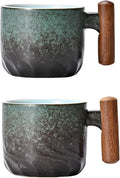 Zurucily Porcelain Espresso Cups Set of 2, Small Tea Cups, 2 oz Ceramic by zurucily