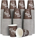 Clawsoff 300 Count 12 oz Paper Coffee Cups Disposable Hot Coffee Cups Brown | by BuyNow