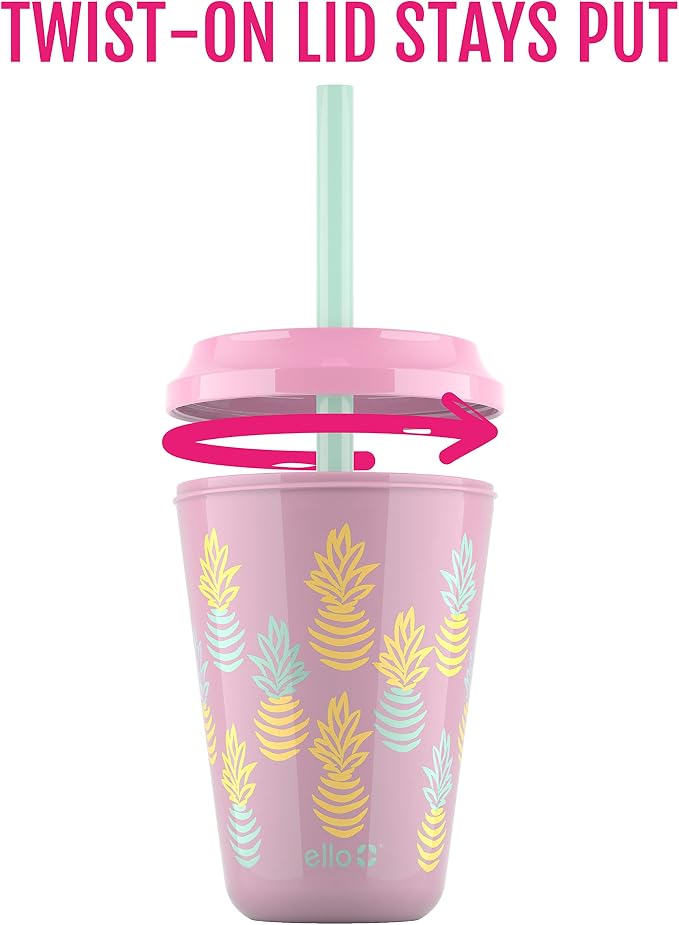 Ello 12oz Kids Plastic Reusable Color Changing Cups - Image 5