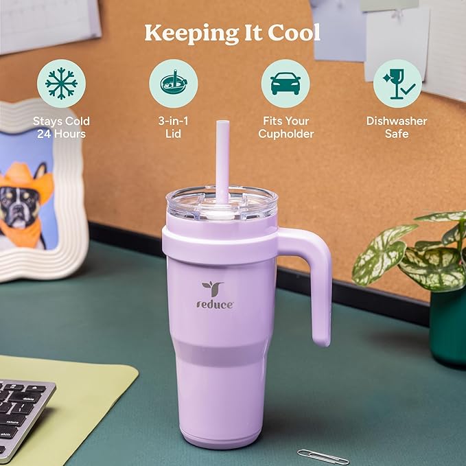Reduce 24 oz Stainless Steel Tumbler - Image 3