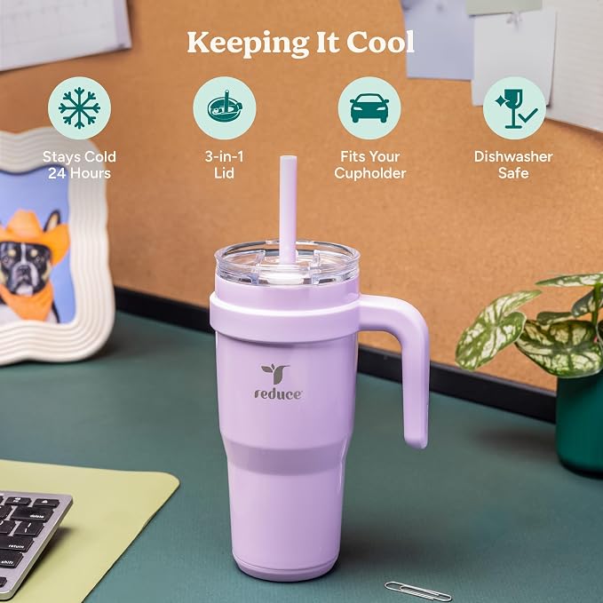 REDUCE 24 oz Tumbler with Handle - Image 3