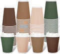 Whaline 100Pcs Woodland Themed Disposable Coffee Cups by Whaline