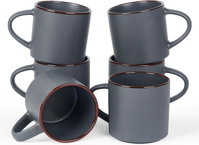 famiware Coffee Mugs Set of 6, Nebula 14oz Coffee Mugs Ceramic Cup Set | by Famiware