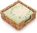 Square Cocktail Napkin Holder Rattan Napkin Holders by Gtencemen