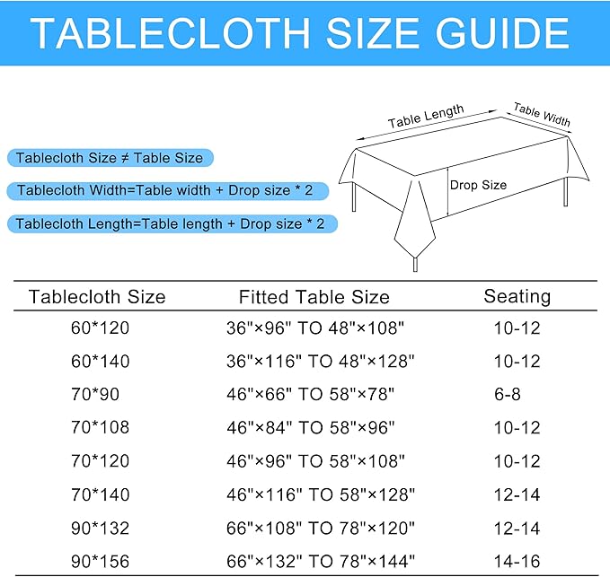Hiasan Faux Linen Rectangle Tablecloth - Wrinkle and Stain Resistant Washable Table Cloth for Kitchen Dining Room Holiday Table Cover for Dinner, Red, 60 x 120 Inch