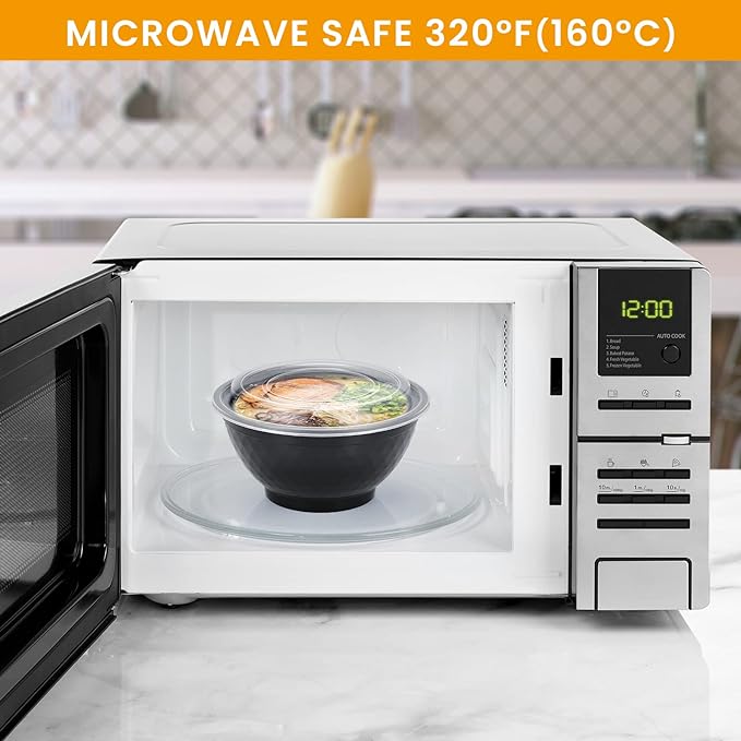 Kitch’nMore 36oz Extra-Thick Meal Prep Bowls - Image 5