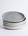 Gradient Green Dinner Plates Set of 6, 10 Inch Reactive Glaze Ceramic Plates Set, Modern Dinnerware Dishes Set for Kitchen, Microwave & Dishwasher Safe, Highly Chip and Crack Resistant
