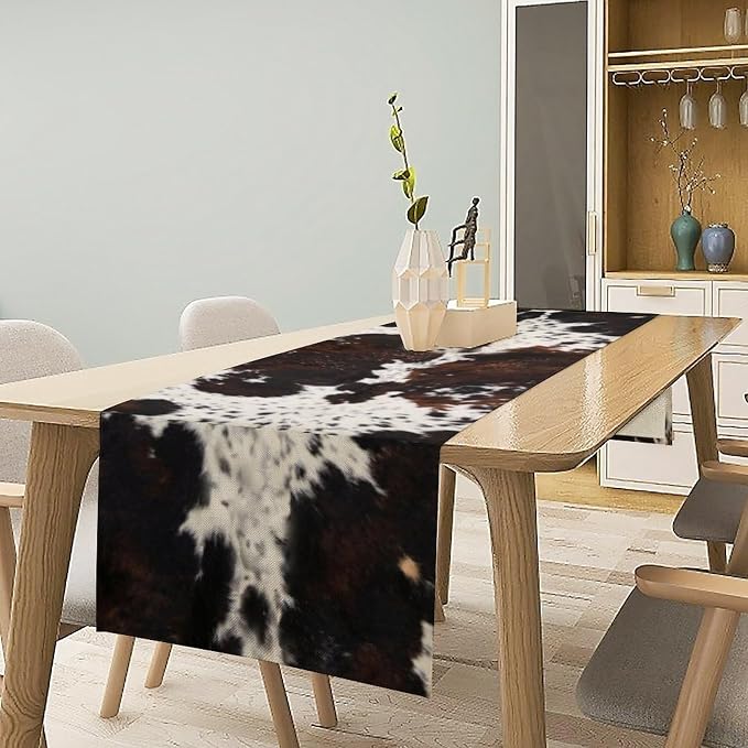 Cow Print Table Runner, 13x36 in - Image 2