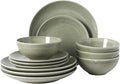 Gibson Elite Castle Peak Plates and Bowls Set, 12-Piece Dinnerware Set by GibsonHomewares