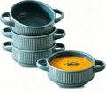 Soup Bowls with Handles, 23 oz French Onion Soup Crocks, Stackable Soup Bowl by Howise