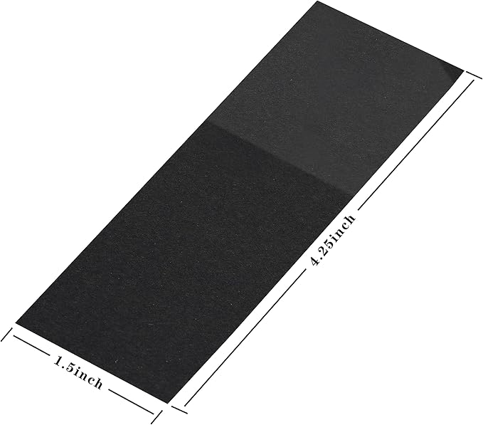 Germiwipe 2500 Pcs Black Napkin Bands,Paper Napkin Rings Self-Adhesive,Silverware Wraps Bands, Perfect for Birthday Parties, Weddings, Family Reunion & Events