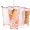 20oz Iced Coffee Cups with Lids by AiMQnLe