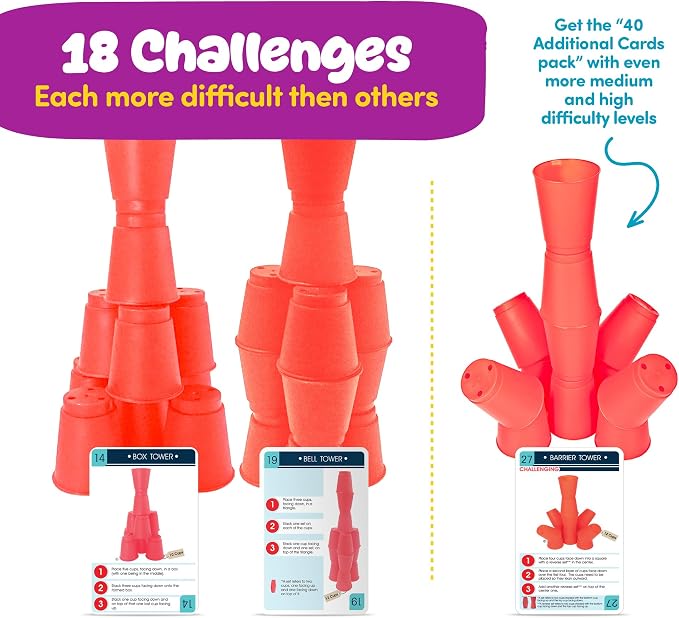 Gamie Stacking Cups Game for Kids - Image 6