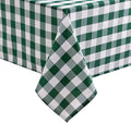 54 x 108 Inch Checkered Tablecloth Rectangle by Hiasan