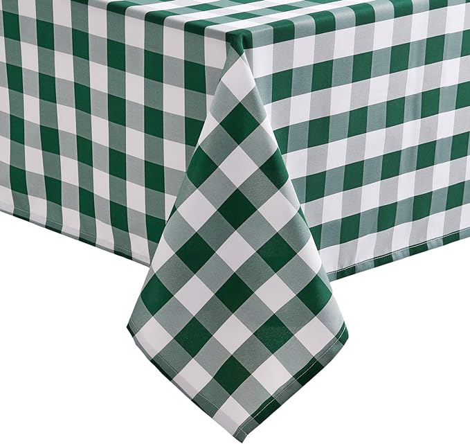 Checkered Tablecloth Square, 30 x 30 Inch by Hiasan