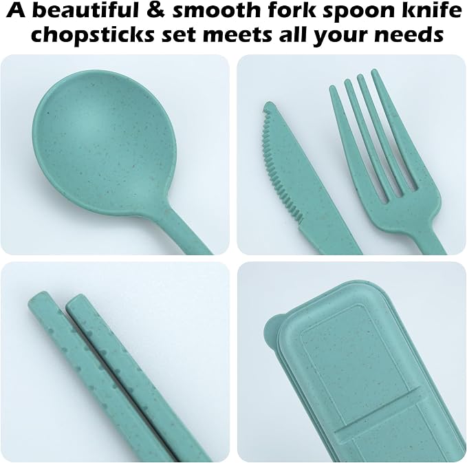 4 Sets Reusable Utensils Set - Image 5