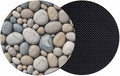 Coasters Set of 2, Pebble Stone Round Drink Coasters by Unknown