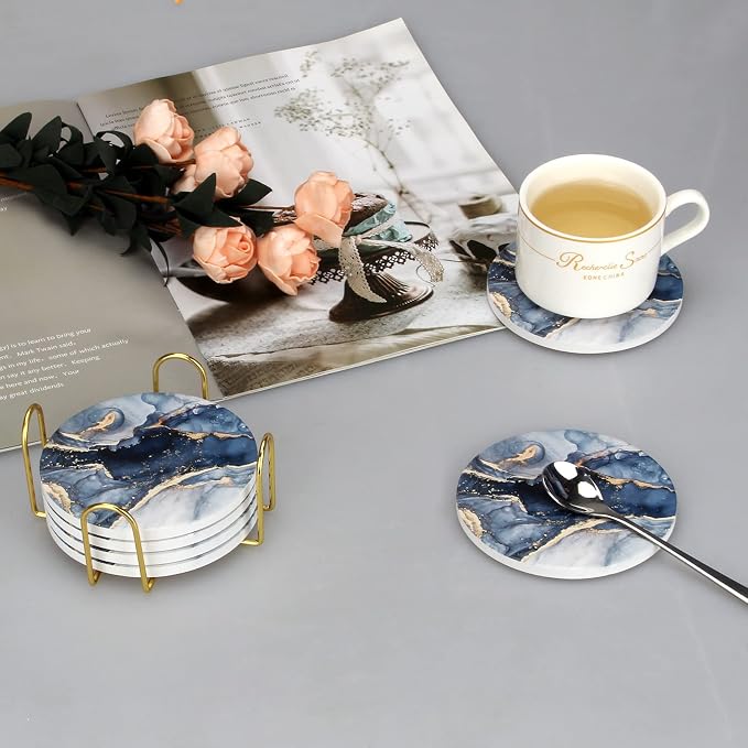 Coasters Set of 6, Coffee Table Decor - Image 6