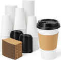Lamosi 100 Pack 16 oz Disposable Coffee Cups by BuyNow