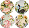 8.5 Inch Ceramic Plates Set of 4, Salad & Dessert Appetizer Plates | Kitchen by ANCYDPMI