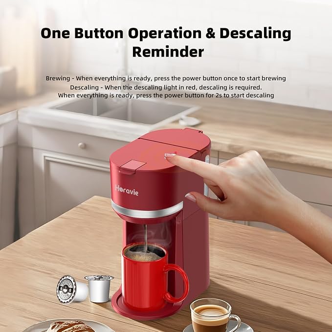 Horavie Mini Single Serve Coffee Maker - Image 3